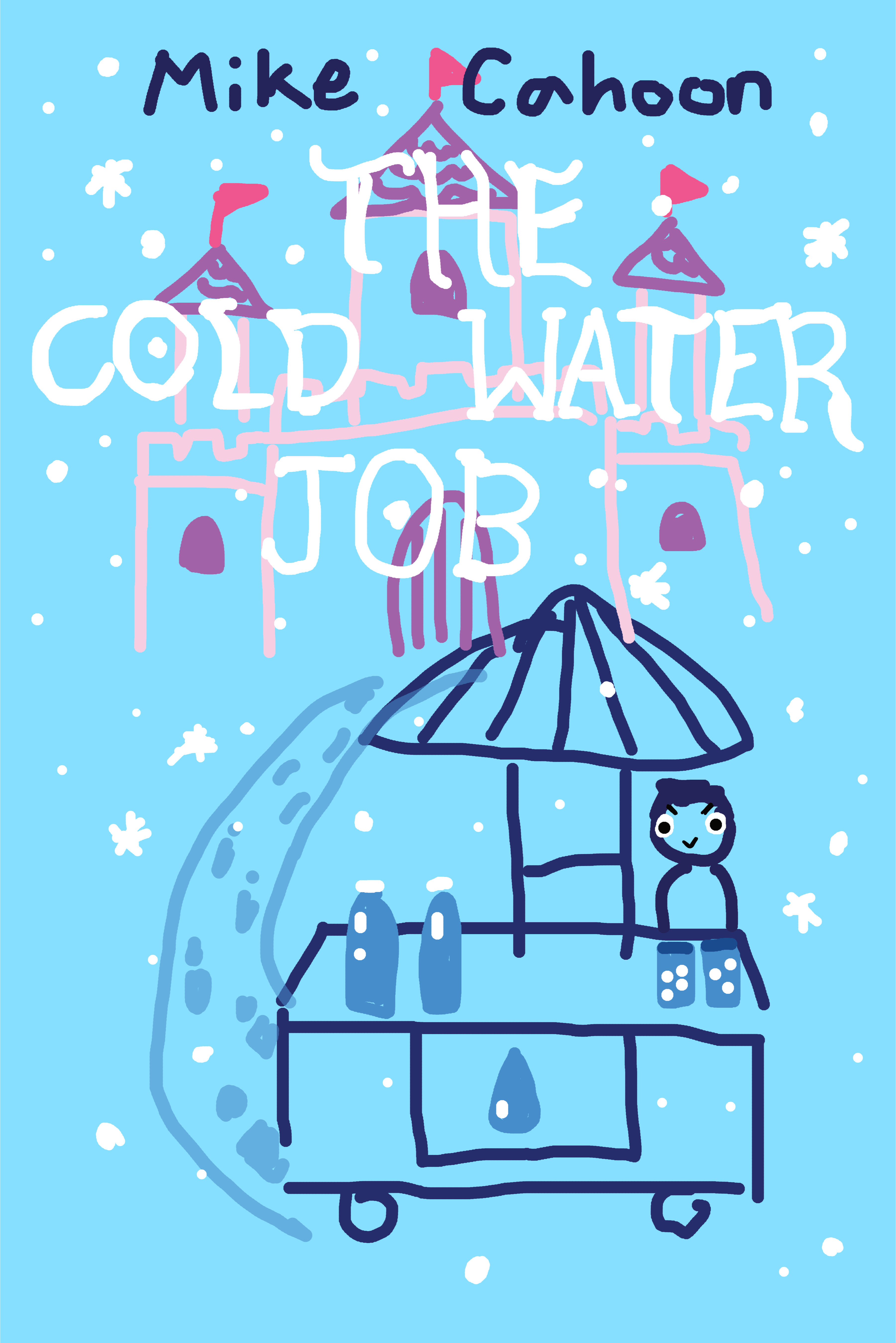 Crappy cover for The Coldwater Job by 