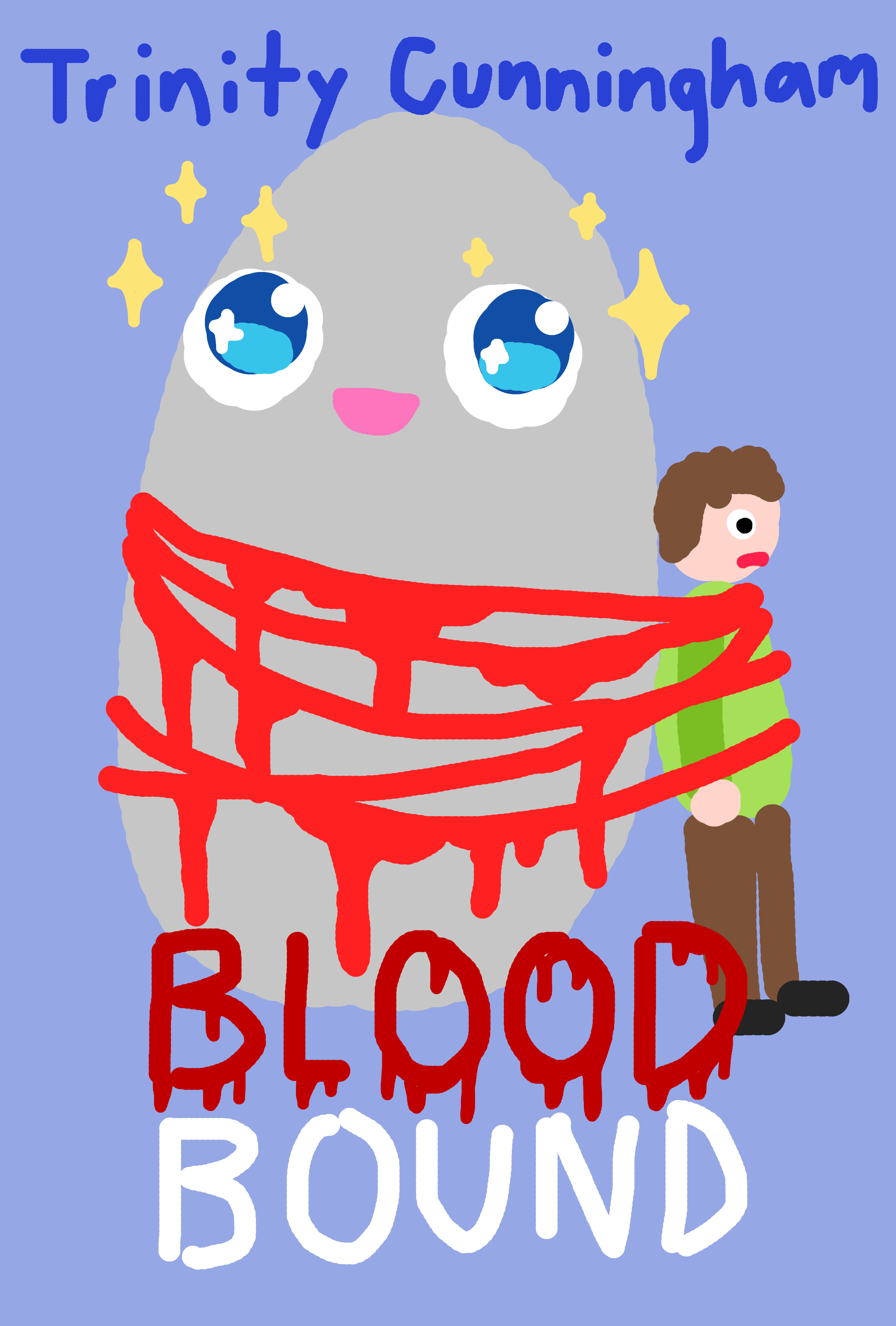 Crappy cover for Blood Bound by 