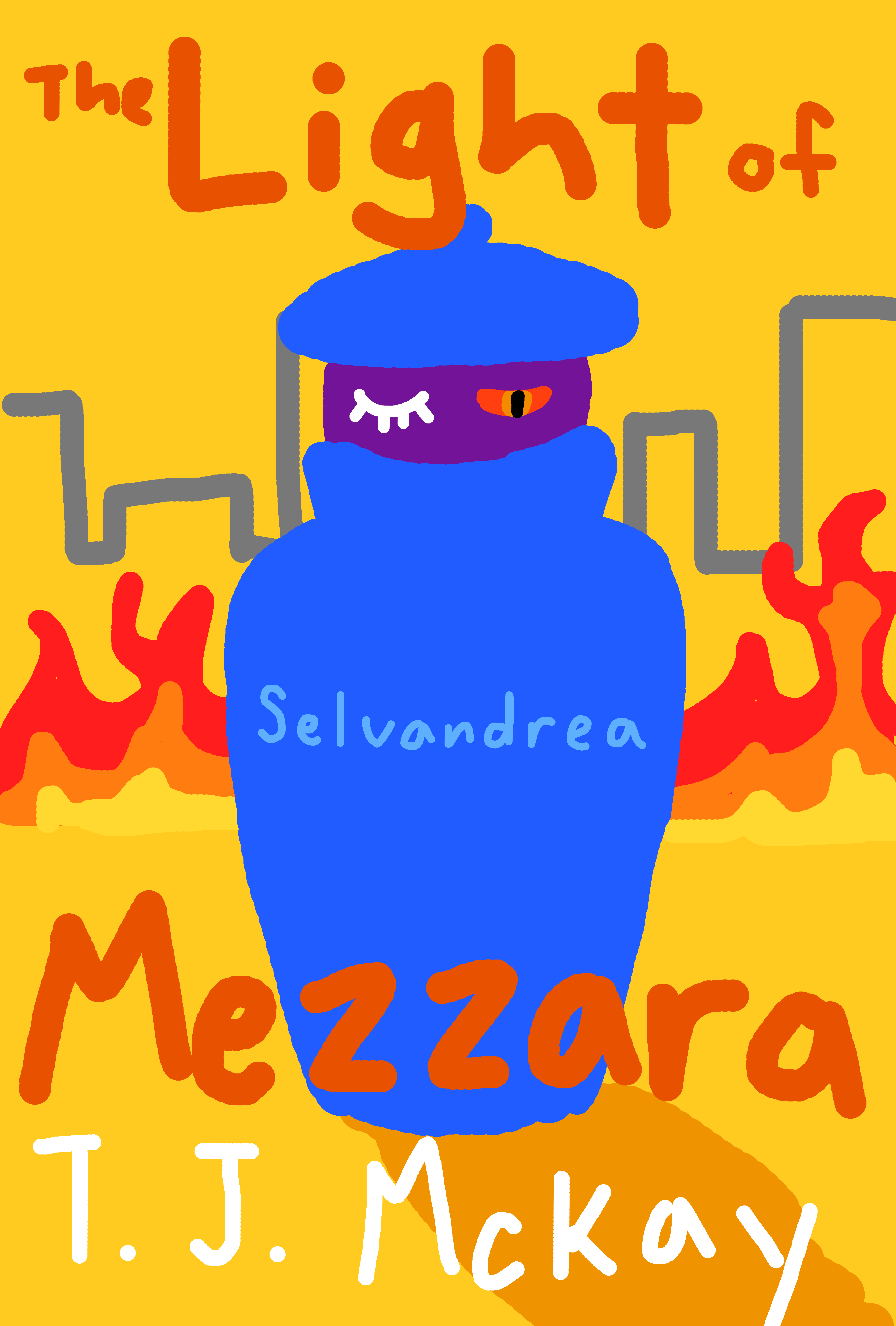 Crappy cover for The Light of Mezzara by 
