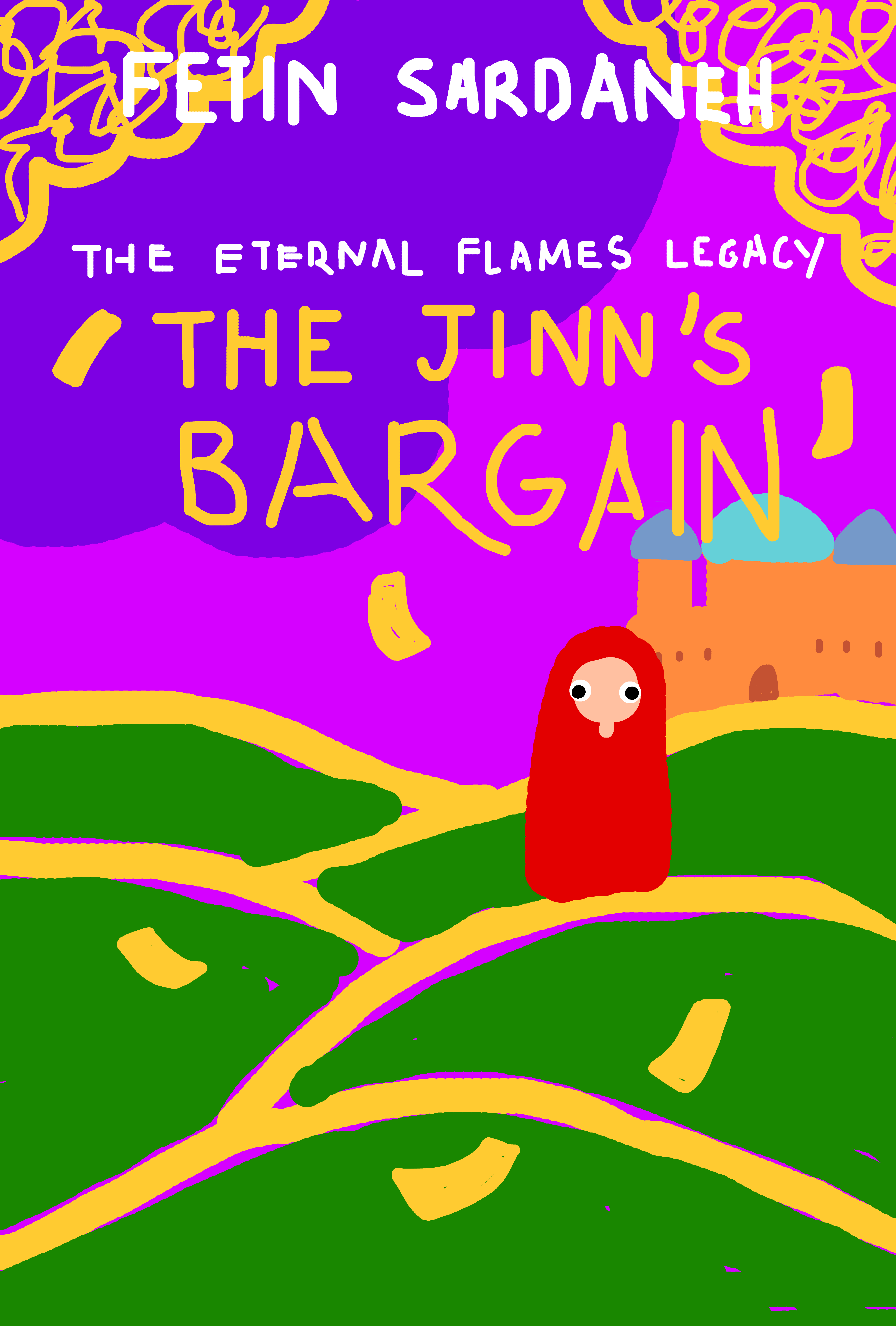 Crappy cover for The Jinn's Bargain by 