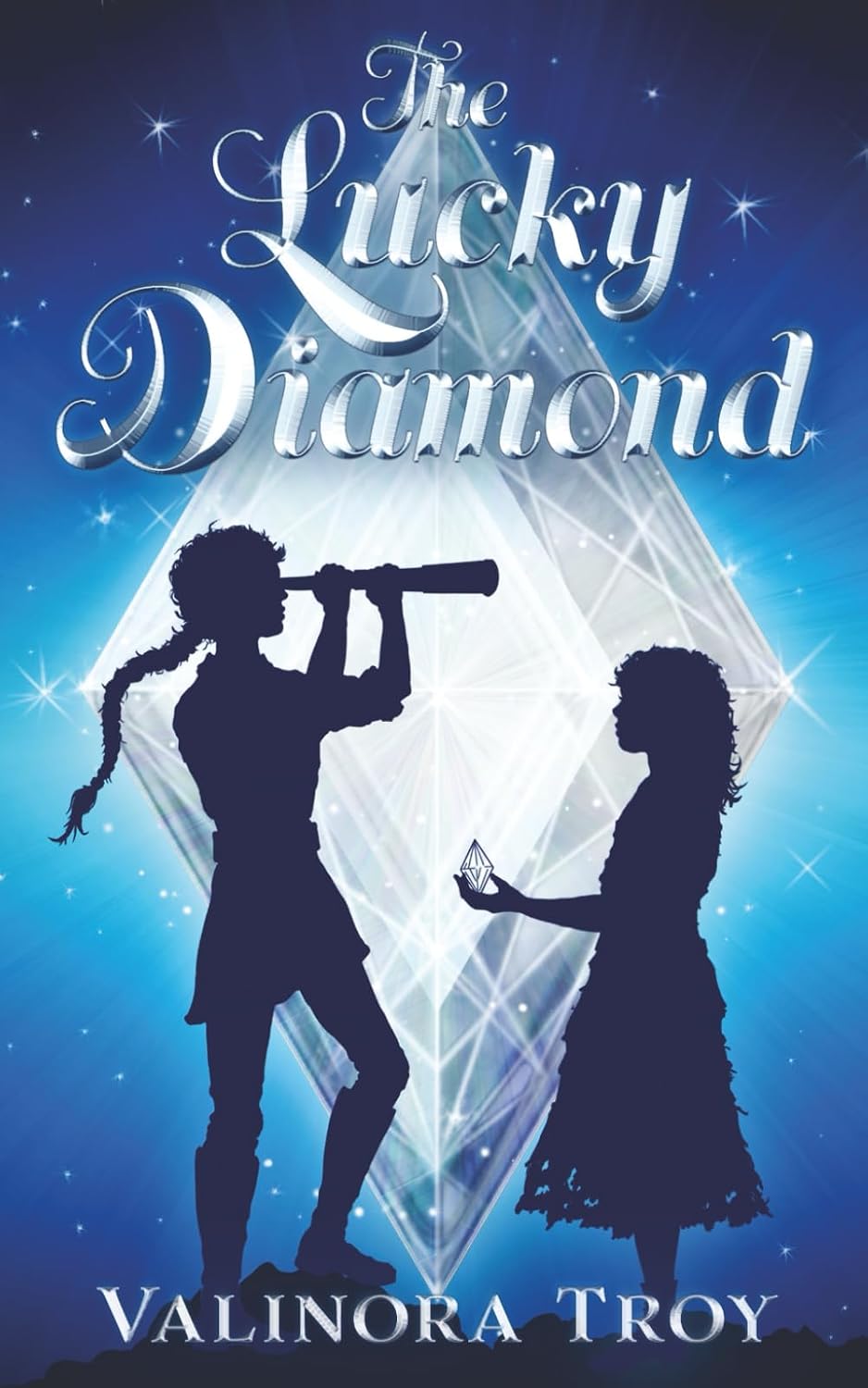 Original cover for The Lucky Diamond by 