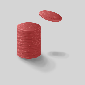 Haw flakes, a stack of reddish hawberry disks with a fine-grain texture