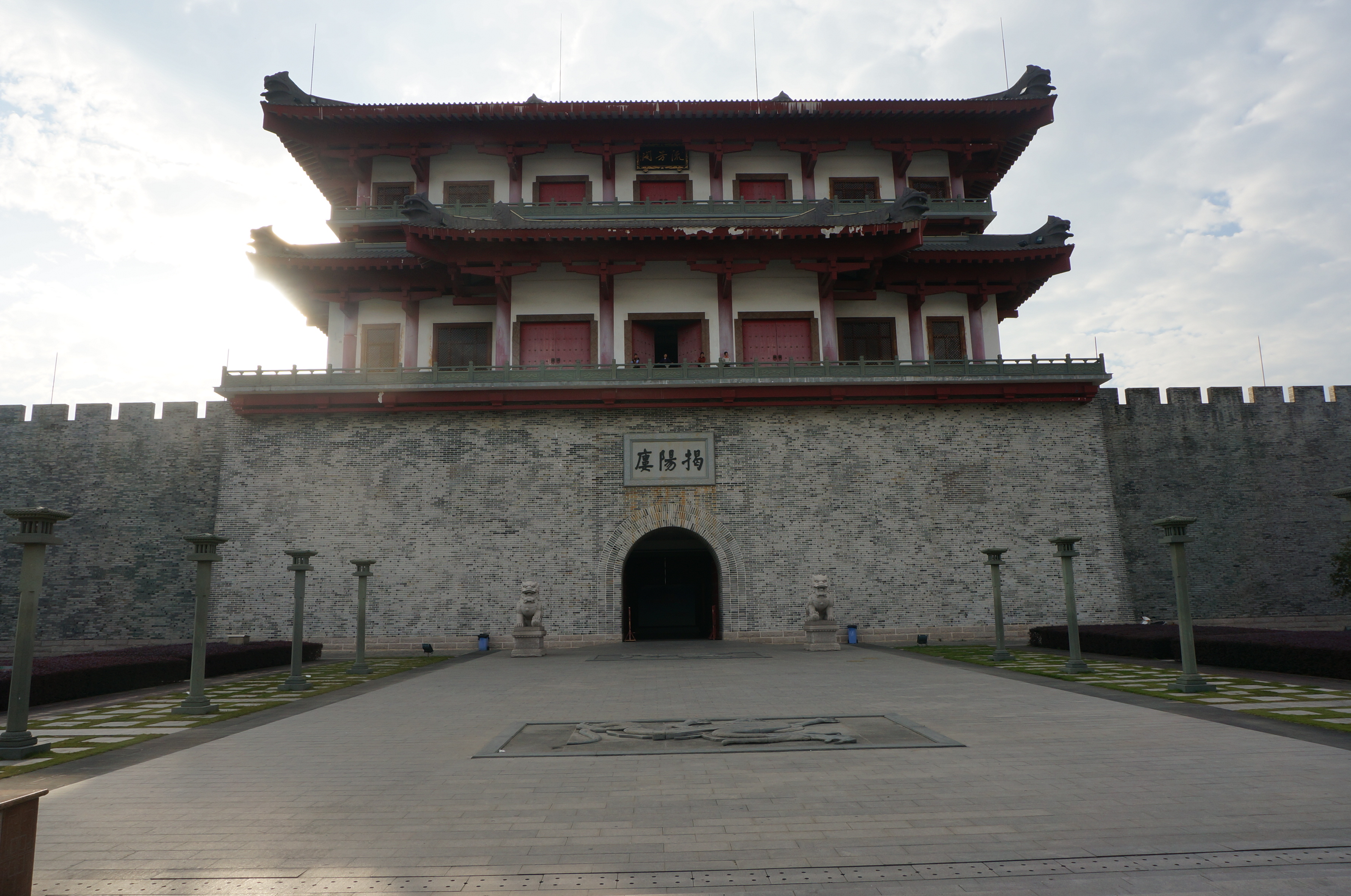 Chinese gate tower